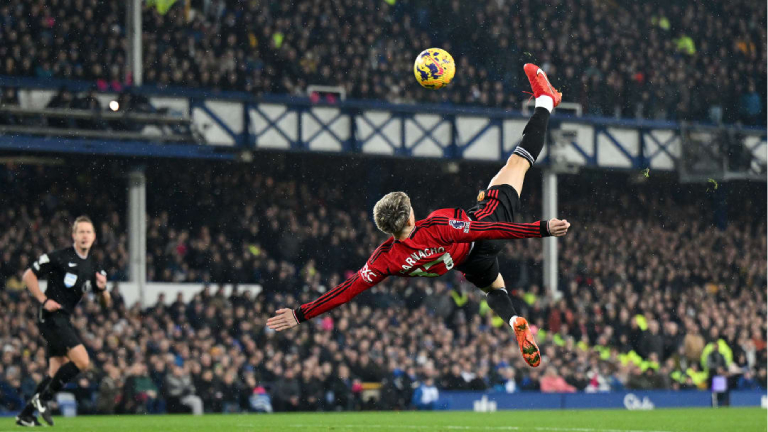 Alejandro Garnacho Wins Premier League 2023/24 Goal Of The Season For Overhead Kick