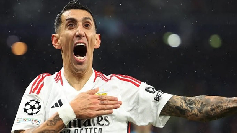 Di Maria Scores From Corner As Benfica Finish Third