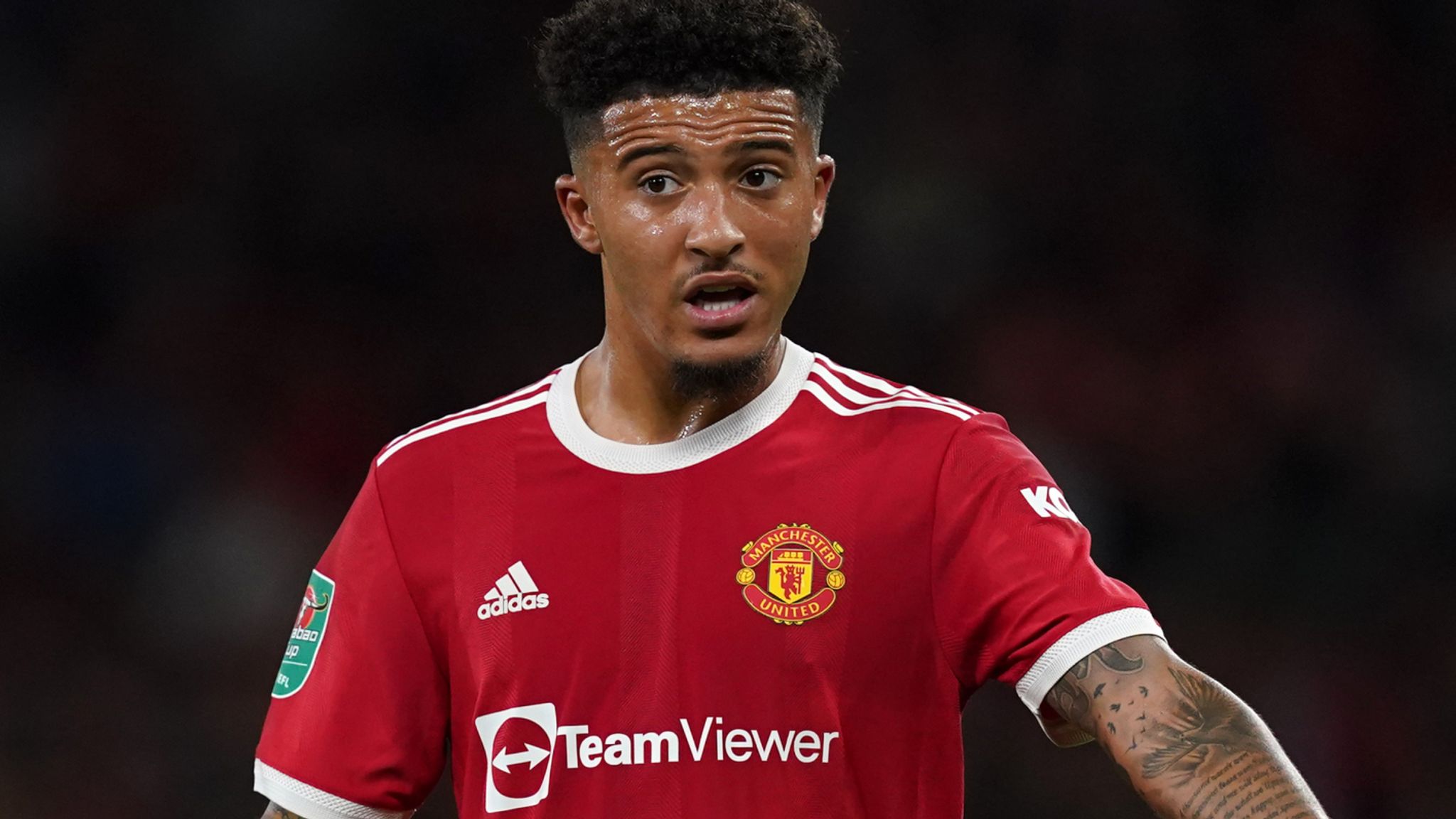 Drama Unfolds: Jadon Sancho's Social Media Clash with Manchester United Boss