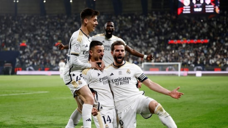 Last-Gasp Goals Earn Real 5-3 win over Atletico To Reach Super Cup Final