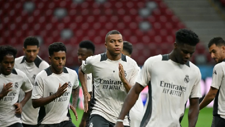 Mbappe Set For Long-Awaited Real Madrid Debut In UEFA Super Cup