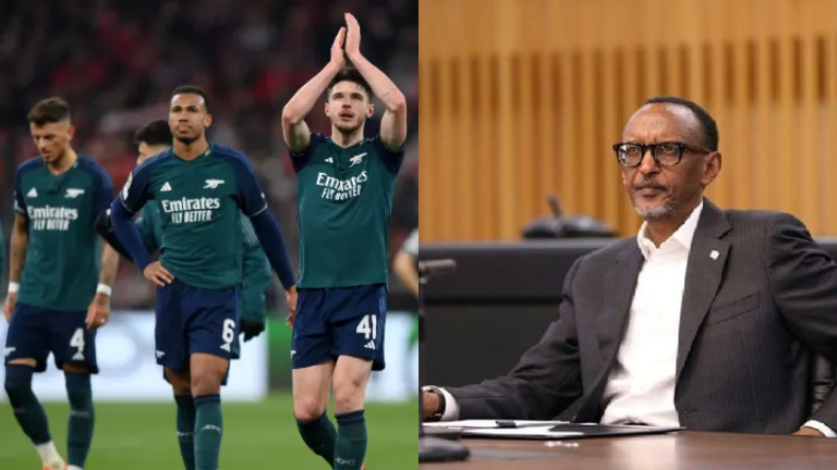 Rwanda President Kagame Reacts To Arsenalâ€™s Heartbreaking UCL Elimination