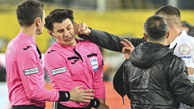 Turkish Football Leagues Suspended Indefinitely After Club President Punches Referee