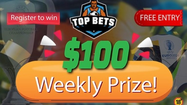 Win $100 Weekly On Topbets Euro 2024 Raffle 